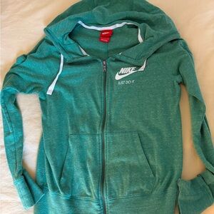 Nike Green Hoodie with Red Tag